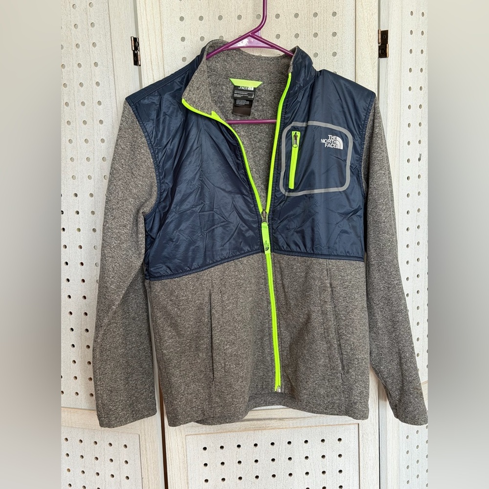 The North Face Kids Navy and Gray Jacket
